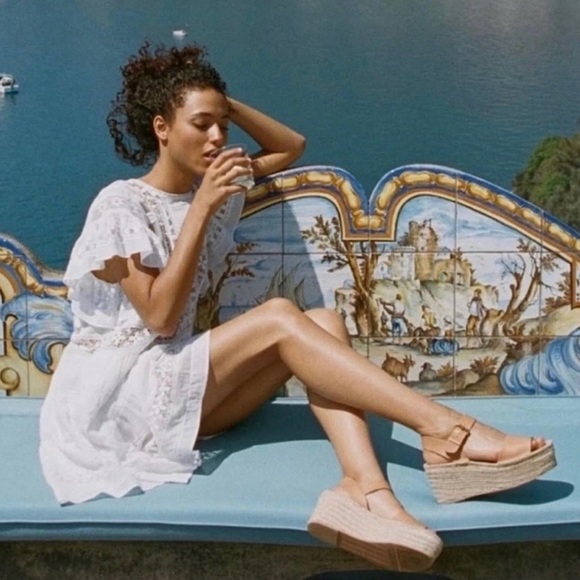 Soludos Montauk Espadrille Wedge Sandal | Size 9.5 - Picture 7 of 16